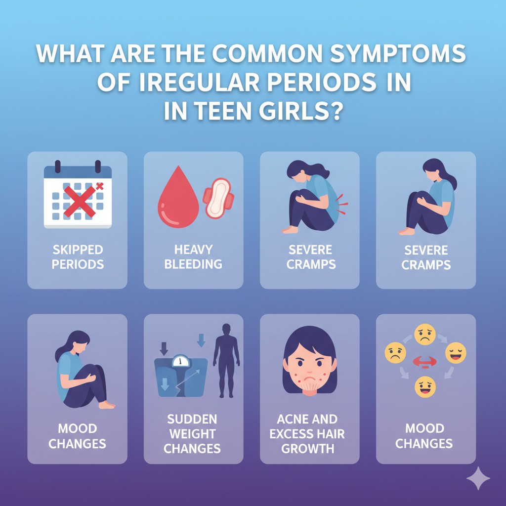 What Are the Common Symptoms of Irregular Period